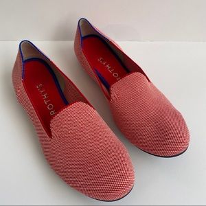Rothy's Women Loafer Red Lollipop Rare Size 10